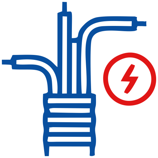 Electrical wiring icon